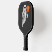 Pickleball Happy Halloween for player with ghost ピックルボールラケット (左)
