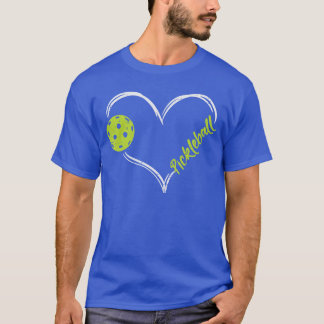 Pickleball Heart Love Pickle Ball Player Sport Wom Tシャツ