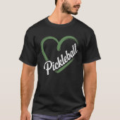 Pickleball Heartbeat Tシャツ (正面)