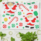 Pickleball Holiday Gift キッチンタオル (折り畳み)