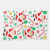 Pickleball Holiday Gift キッチンタオル (横)