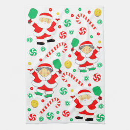 Pickleball Holiday Gift キッチンタオル