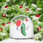 Pickleball Holiday Gift Snow Globe (クリスマス)