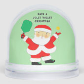 Pickleball Holiday Gift Snow Globe (正面)