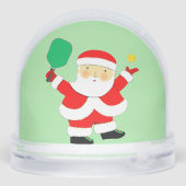Pickleball Holiday Gift Snow Globe (裏面)