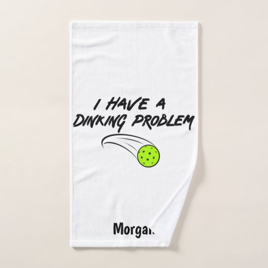 Pickleball Humor | I Have A Dinking Problem Sports ハンドタオル (ハンドタオル)