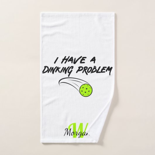 Pickleball Humor | I Have A Dinking Problem Sports ハンドタオル (ハンドタオル)