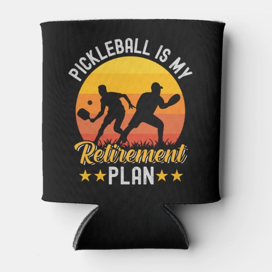 Pickleball Is my Retirement Plan Funny Pickleball  缶クーラー (正面)