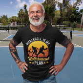 Pickleball Is my Retirement Plan Funny Pickleball  Tシャツ