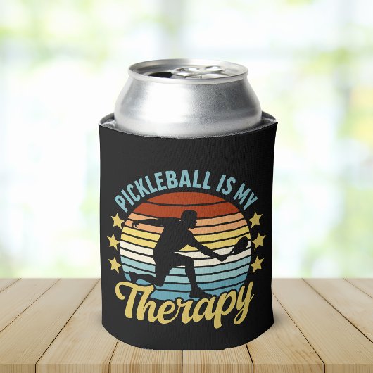 Pickleball is my Therapy funny Pickleball 缶クーラー