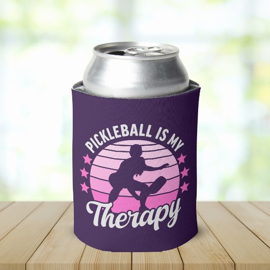 Pickleball is my Therapy funny Pickleball 缶クーラー