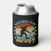 Pickleball is my Therapy funny Pickleball 缶クーラー (缶正面)