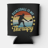 Pickleball is my Therapy funny Pickleball 缶クーラー (正面)