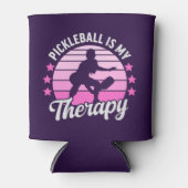 Pickleball is my Therapy funny Pickleball 缶クーラー (正面)