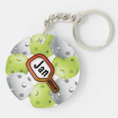 Pickleball Keychain キーホルダー (裏面)