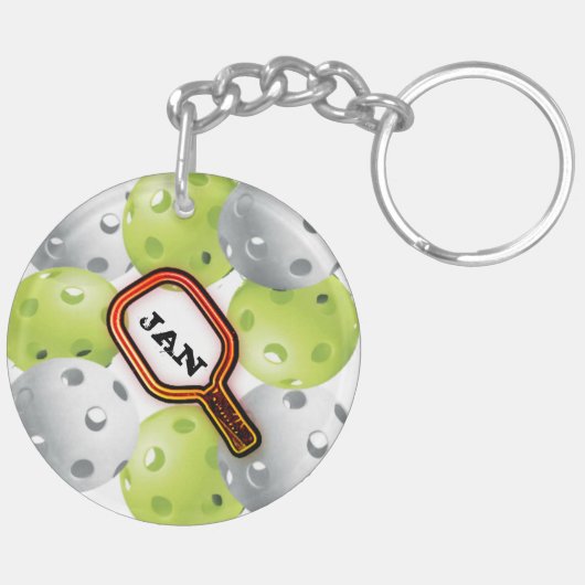 PICKLEBALL KEYCHAIN キーホルダー (裏面右)