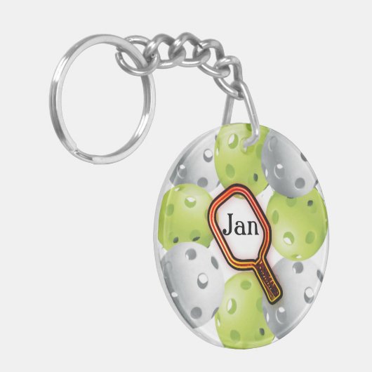 PICKLEBALL KEYCHAIN キーホルダー (正面左)