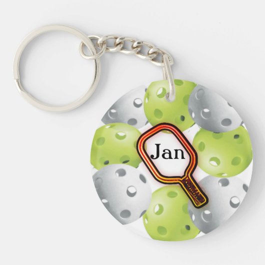 PICKLEBALL KEYCHAIN キーホルダー (正面)