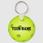 Pickleball Keychain - CUSTOM NAME キーホルダー (正面)