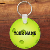 Pickleball Keychain - CUSTOM NAME キーホルダー (正面)