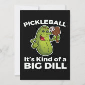 Pickleball Kind of a Big Dill 招待状 (裏面)