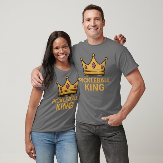 Pickleball King Shirt – Crown Champion Tシャツ (ユニセックス)