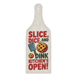 Pickleball Kitchen’s Open Funny Paddle カッティングボード