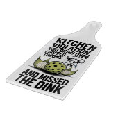 Pickleball Kitchen Violation Chef Onion カッティングボード (角)
