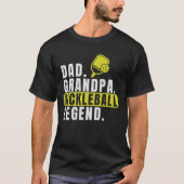 Pickleball Legend Tee for Dads & Grandpas Tシャツ (正面)
