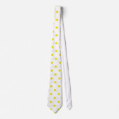 Pickleball Line Art Neck Tie ネクタイ (正面)