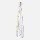 Pickleball Line Art Neck Tie ネクタイ (裏面)