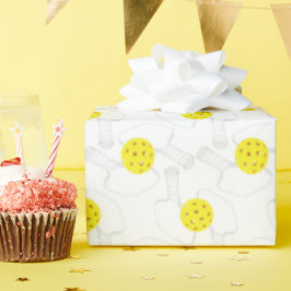 Pickleball Line Art Wrapping Paper ラッピングペーパー