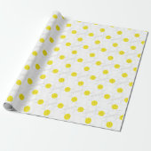 Pickleball Line Art Wrapping Paper ラッピングペーパー (アンロールド)