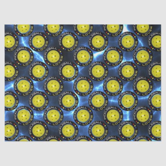 Pickleball Lover 1オプションティッシュペーパー 薄葉紙 (正面)