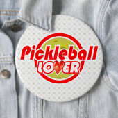 Pickleball Lover 2-2Bイメージオプション 缶バッジ (インサイチュ)
