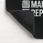 Pickleball mahjong repeat funny game lover quote  マウスパッド (コーナー)