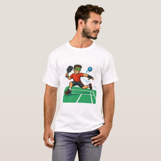 Pickleball man tシャツ (正面フル)