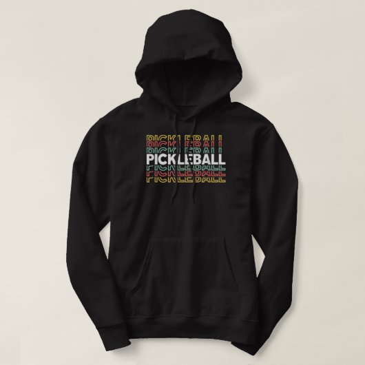Pickleball Men & Women Pickler Player 747 パーカ (デザイン正面)