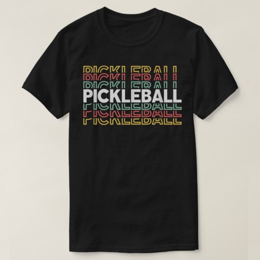 Pickleball Men & Women Pickler Player 747 Tシャツ (デザイン正面)