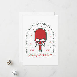 Pickleball merry Christmas funny puns aesthetic シーズンカード