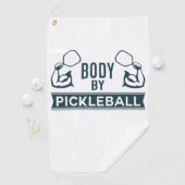 "Pickleball" Microfiberタオルによる体 ゴルフタオル (インサイチュ)