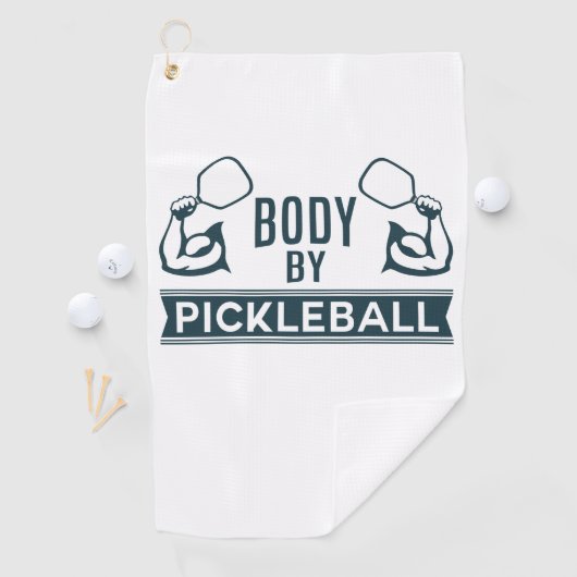 "Pickleball" Microfiberタオルによる体 ゴルフタオル (インサイチュ)