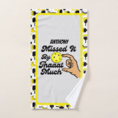 Pickleball Missed It By That Much Personalized ハンドタオル (ハンドタオル)