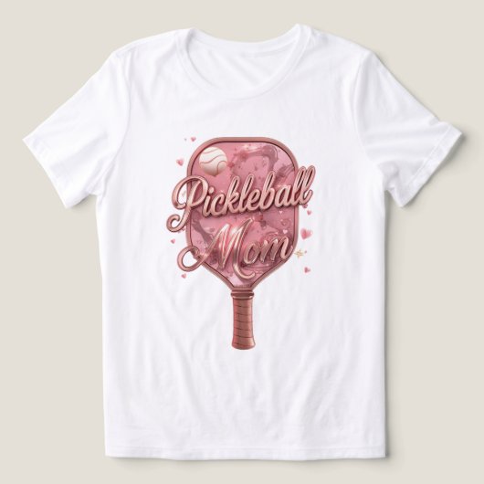 Pickleball Mom Shirt – Cute Pickleball Gift for Mo トライブレンドＴシャツ (デザイン正面)