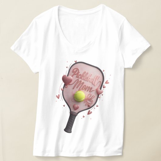 Pickleball Mom Shirt – Cute Pickleball Gift for Mo Tシャツ (レイダウン)