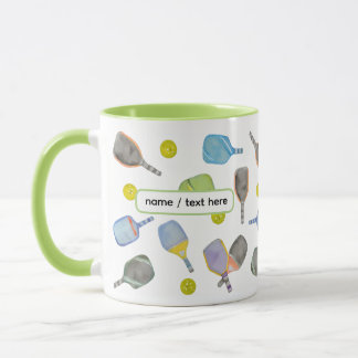 Pickleball Mug – Funny Paddle Pattern マグカップ