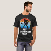 PickleBall My Retirement Plan DinkパドルコートPl Tシャツ (正面フル)