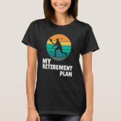 Pickleball My Retirement Plan Dink Legend Paddle Tシャツ (正面)