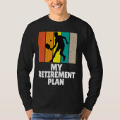 Pickleball My Retirement Plan Master Dinker Paddle Tシャツ (正面)