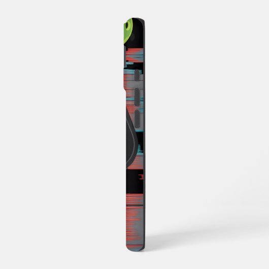 Pickleball Neon Paddle Motion Case iPhone 16ケース (左側面)